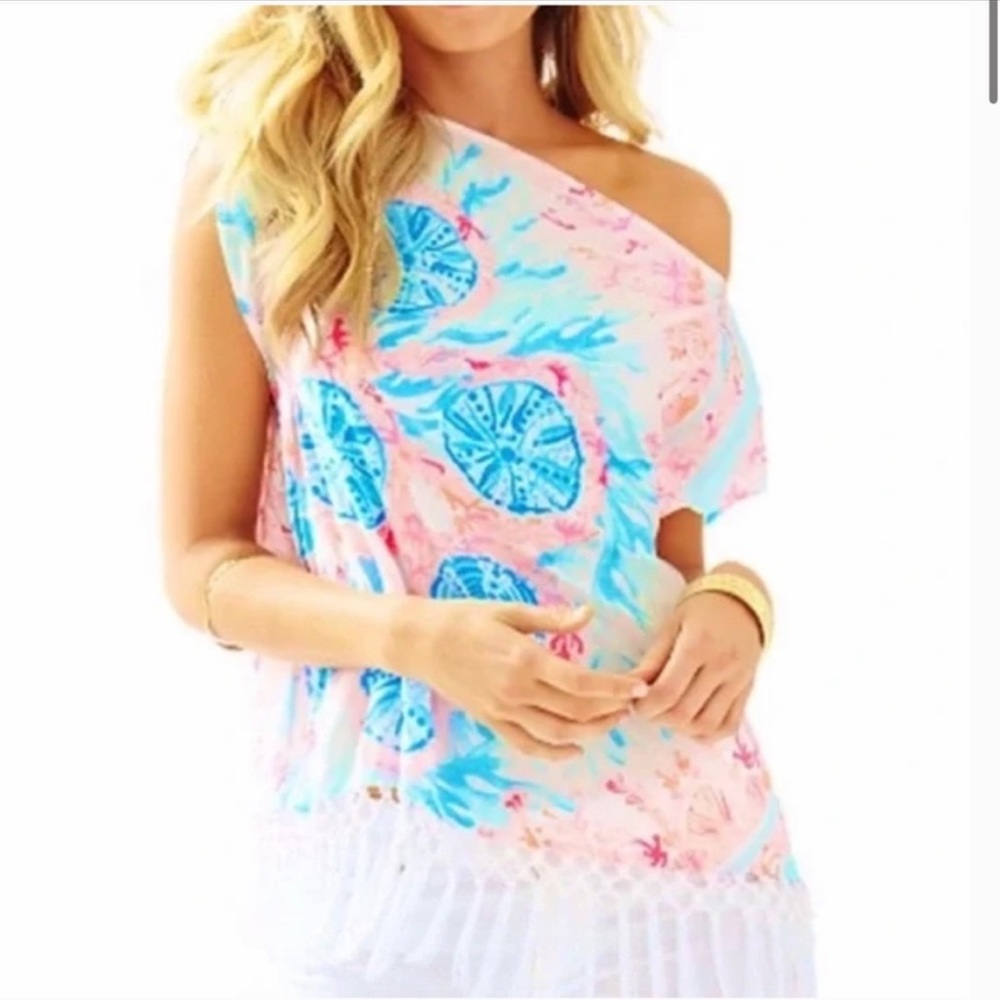NWOT Lilly Pulitzer Jasmine Caftan Top